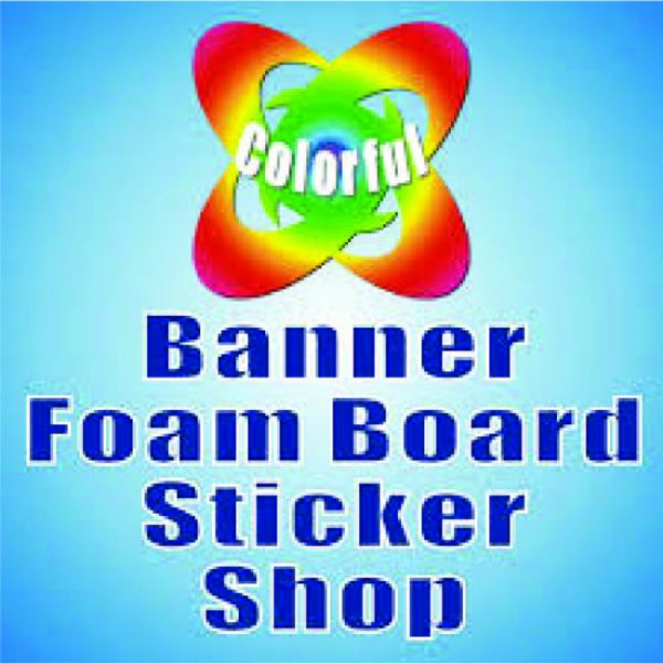 Sticker, matt,foam board